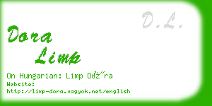 dora limp business card